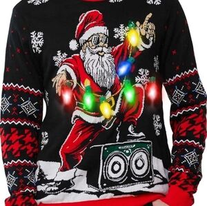 Light-up "Ugly" Christmas Sweater